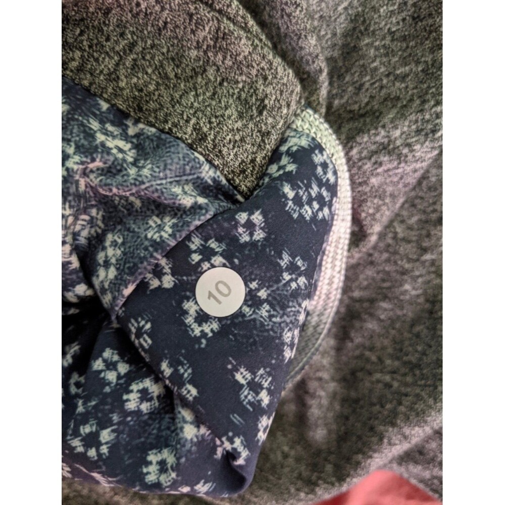 Lululemon Exhalation II Heathered Pullover Size 10 - Picture 9 of 9